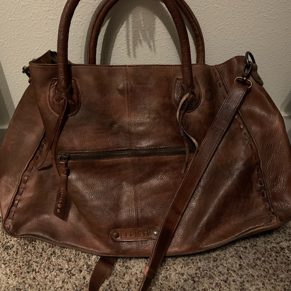 BedStu Rockaway Leather purse